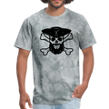 Pirates of Caribbean Men's T-Shirt - grey tie dye