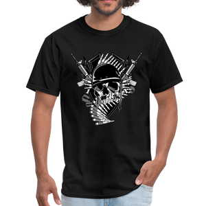 Skull with Guns Men's T-Shirt