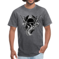 Skull with Guns Men's T-Shirt - mineral charcoal gray