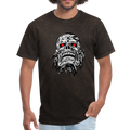 Skull with Red Eye Men's T-Shirt - mineral black