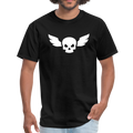 Skull Wings Men's T-Shirt - black