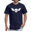 Skull Wings Men's T-Shirt - navy