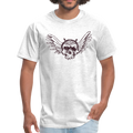 Skull Eagle Men's T-Shirt - light heather gray