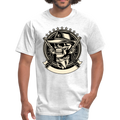 Skull Hat Men's premium T-Shirt - light heather gray