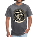 Skull Hat Men's premium T-Shirt - mineral charcoal gray