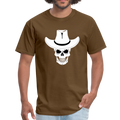 Mystery Skull Men 's T-Shirt - brown