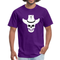 Mystery Skull Men 's T-Shirt - purple