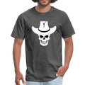 Mystery Skull Men 's T-Shirt - heather black