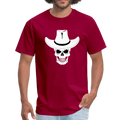 Mystery Skull Men 's T-Shirt - dark red