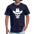 Mystery Skull Men 's T-Shirt - navy