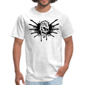 Skull Art Men's T-Shirt - light heather gray