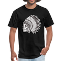 Skull King Side Men's T-Shirt - black