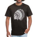 Skull King Side Men's T-Shirt - mineral black