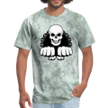 Bang with Skull Men's T-Shirt - military green tie dye