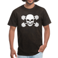 Gym Hard Skull Men's T-Shirt - mineral black